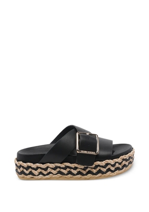 Paloma Barceló buckle-detail platform sandals - Black