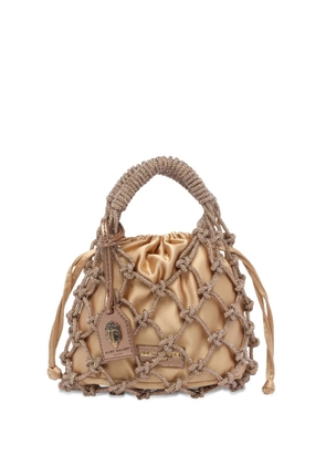 Kurt Geiger London crystal-embellished handbag - Neutrals