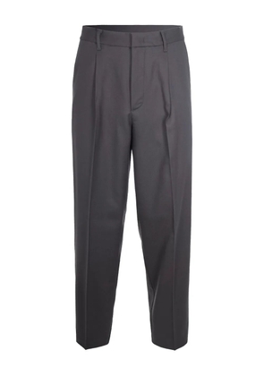 Emporio Armani pleat-detail trousers - Grey