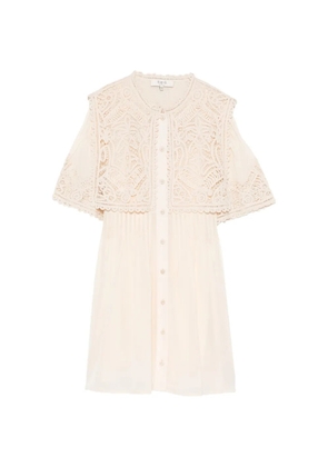 Sea Adelina lace mini dress - Neutrals