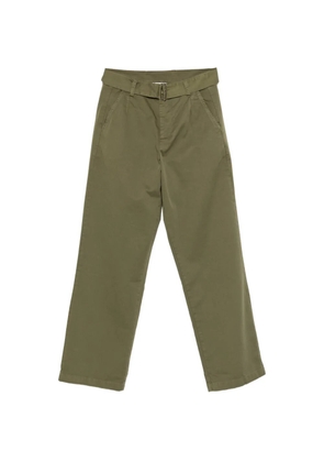 Laneus belted button cargo pants - Green