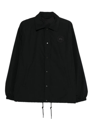 Canada Goose logo-patch jacket - Black