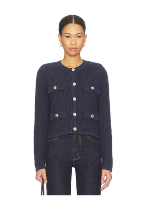 BLANKNYC Button Up Jacket in Guilt Trip in Navy. Size M. Also in S, XS.