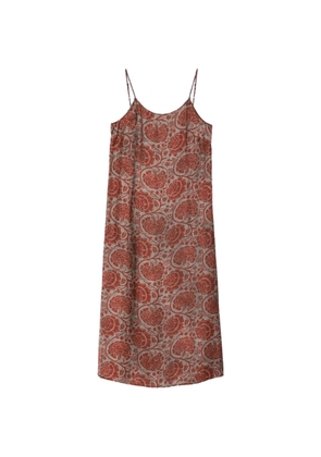 Uma Wang floral-print midi dress - Red