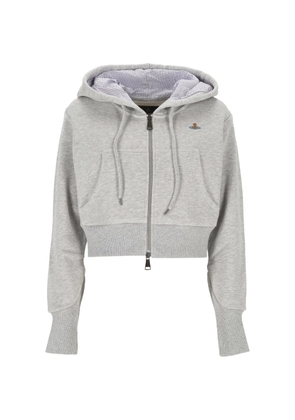 Vivienne Westwood hooded striped knitwear - Grey