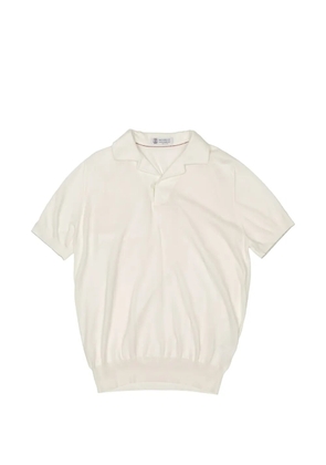 Brunello Cucinelli cotton polo shirt - White