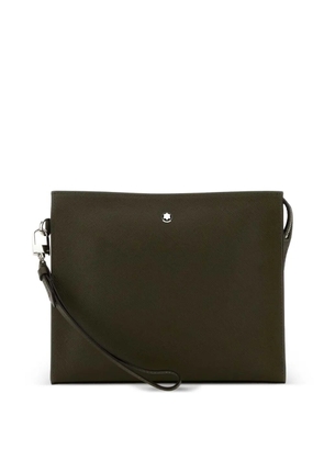 Montblanc Sartorial zip clutch bag - Green