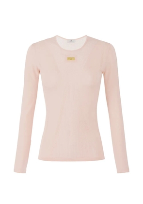 Elisabetta Franchi knitted top - Neutrals