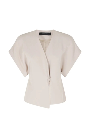 Federica Tosi kimono-style jacket - Neutrals