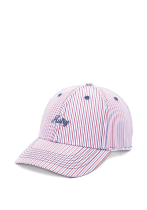 Autry striped baseball cap - White