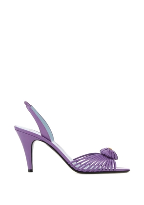 Valentino Garavani Royal leather sandals - Purple