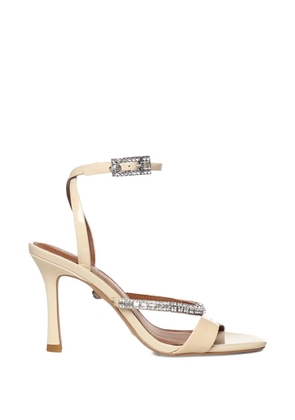 Kurt Geiger London rhinestone buckle sandals - Neutrals