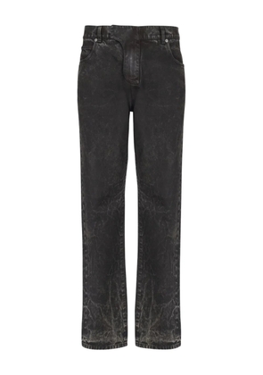 Balmain acid-wash jeans - Black