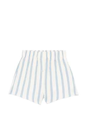 BONDI BORN striped shorts - White