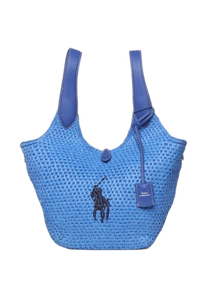 Polo Ralph Lauren logo-appliqué shoulder bag - Blue