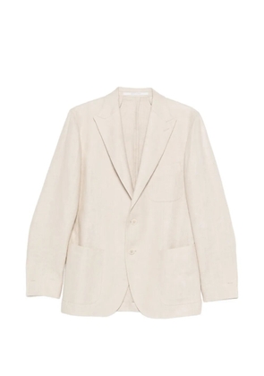Eleventy single-breasted suit jacket - Neutrals