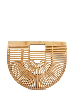 Cult Gaia mini Ark bamboo tote bag - Neutrals