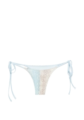 Frankies Bikinis Divine tie-side bikini bottom - Blue