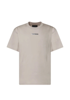 HELIOT EMIL panelled T-shirt - Neutrals