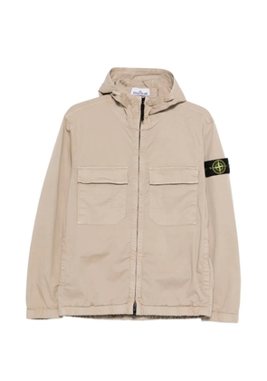 Stone Island cotton hooded jacket - Neutrals