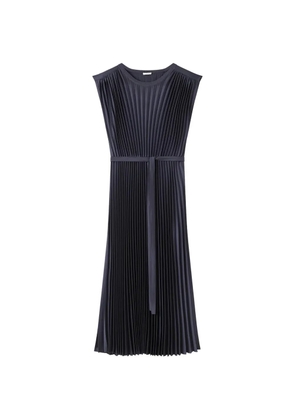 JOSEPH Volta pleated midi dress - Blue