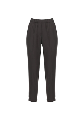Antonelli elasticated tapered trousers - Brown