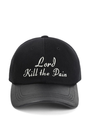 Enfants Riches Déprimés leather peak baseball cap - Black