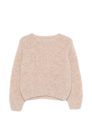 Maiami crew-neck sweater - Neutrals