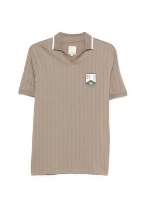 Emporio Armani V-neck polo shirt - Neutrals