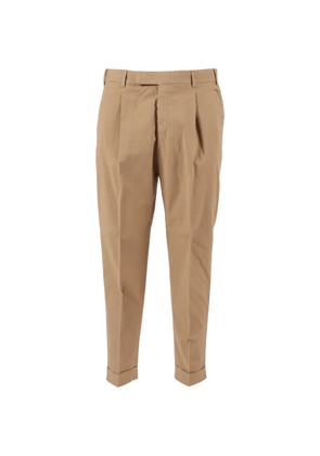 PT Torino pleat-flap trousers - Neutrals
