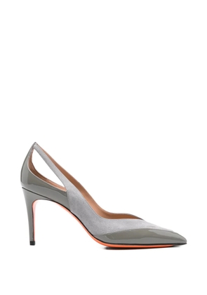 Santoni cut-out pumps - Grey