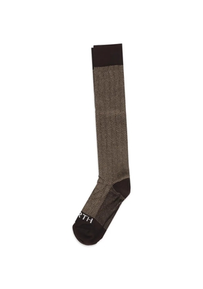 MC2 Saint Barth herringbone saint barth socks - Brown