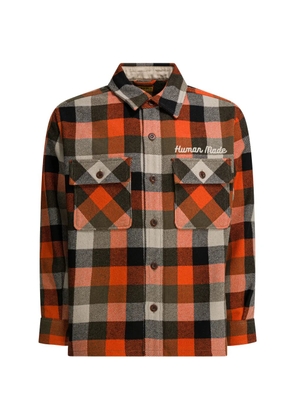 Human Made check pocket coat - Orange
