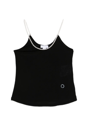 Stella McCartney pearl-embroidery top - Black