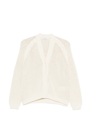 Max Mara V-neck button cardigan - White