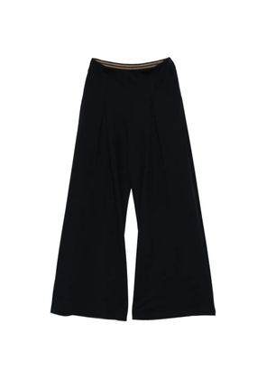 Max Mara elastic-waistband flowing trousers - Blue