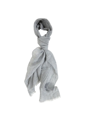 Brunello Cucinelli frayed-edge scarf - Grey
