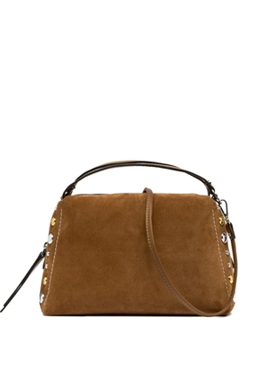 GIANNI CHIARINI Alifa stud tote bag - Brown