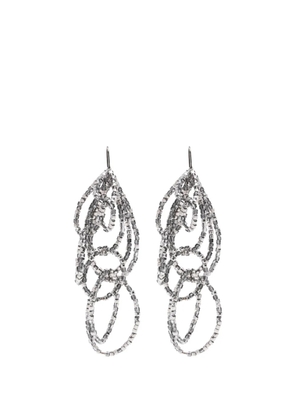 PANICALE beaded earrings - Grey