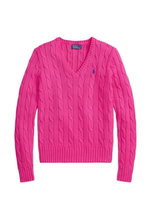 Polo Ralph Lauren cable-knit V-neck sweater - Pink