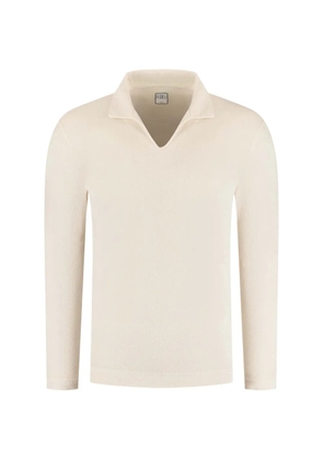 Fedeli V-neck polo T-shirt - Neutrals