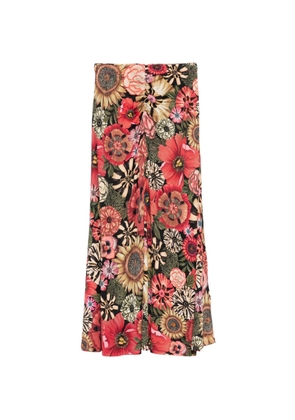 FARM Rio flowershop maxi skirt - Red