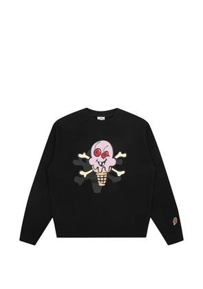 ICECREAM graphic crew-neck sweatshirt - Black