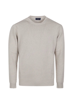 Drumohr crew-neck knited sweater - Neutrals