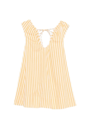 Faithfull the Brand Pedrera striped mini dress - White