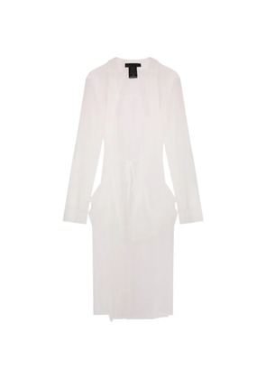 Maria Calderara tulle coat - White