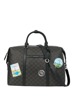 Karl Lagerfeld IKon monogram-pattern holdall - Brown