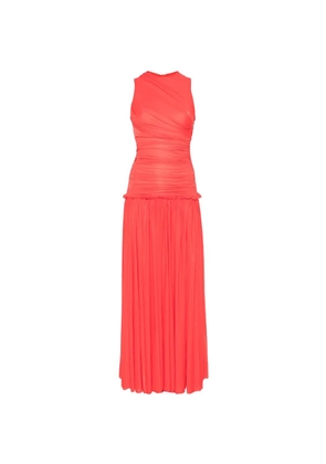 SIEDRES Alina ruched maxi dress - Red