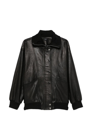 R2W leather jacket - Black