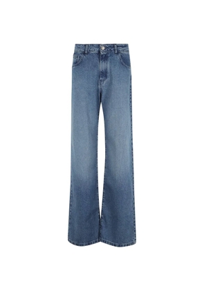 Federica Tosi five-pocket buttoned jeans - Blue